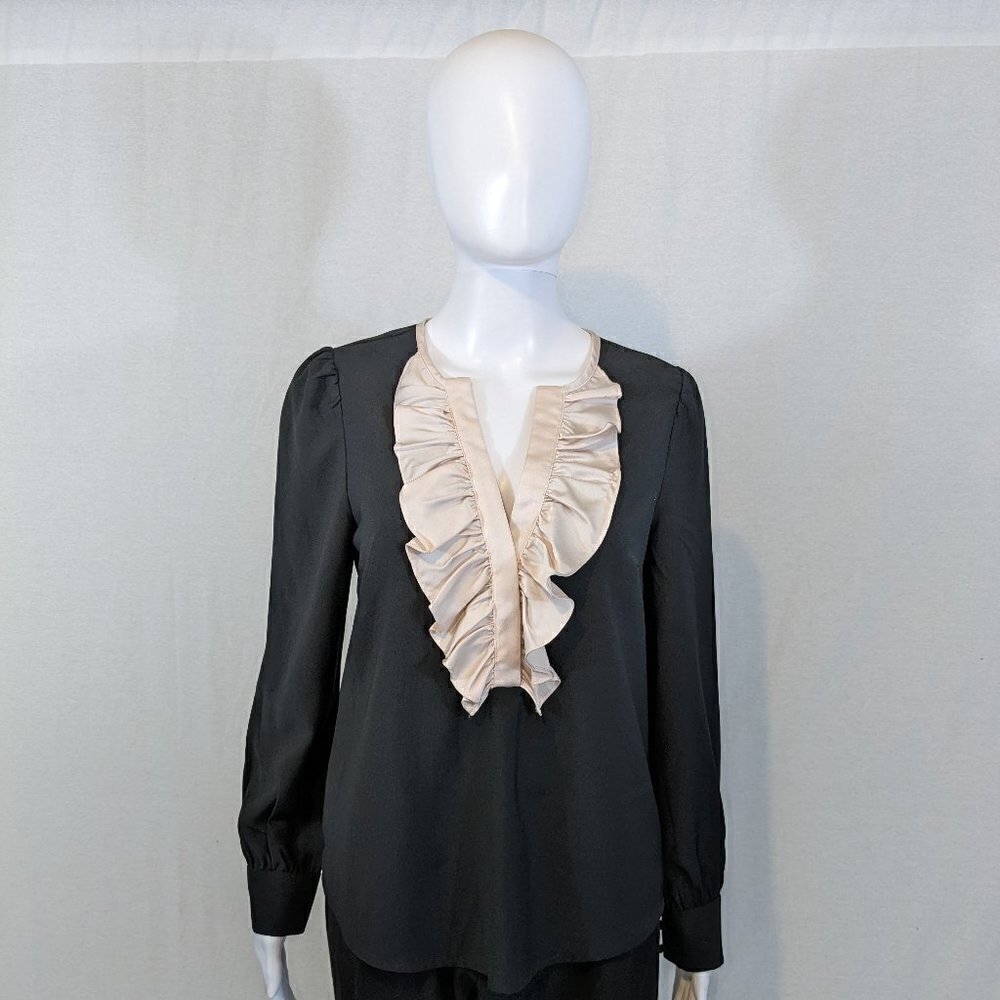 J. Crew Ruffled Work Top NWOT